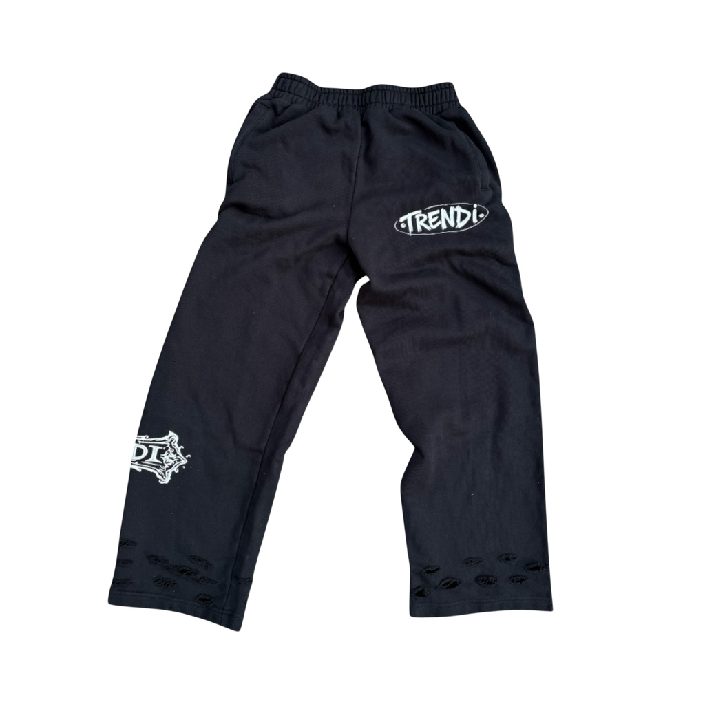 Black Royal Cross Sweatpants